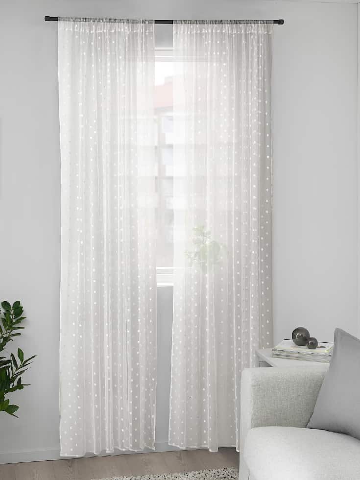 Sheer curtains